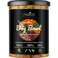 Dog Bowl indyk z marchewką, groszkiem i szpinakiem 800g