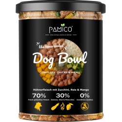 Dog Bowl kurczak z cukinią, ryżem i mango 400g