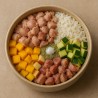 Dog Bowl kurczak z cukinią, ryżem i mango 400g