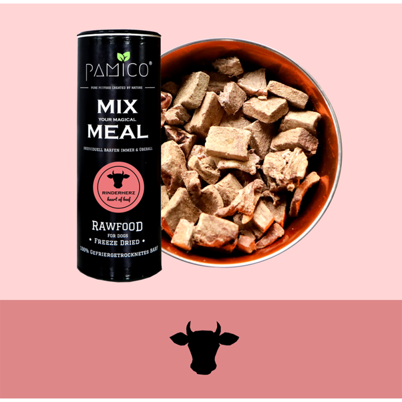 MIX MEAL Serce wołowe Freeze-Dried 100 g